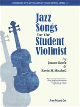 Jazz Songs for the Student Violinist Violin Book with Piano cover